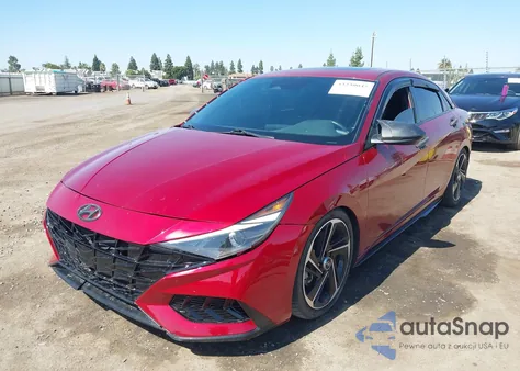 2023 Hyundai Elantra N Line из США, поврежденный, VIN KMHLR4AF1PU617418